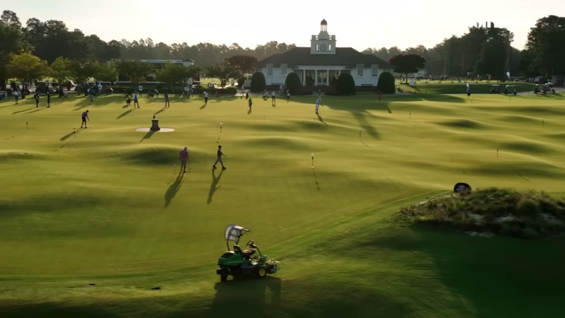 The Pinehurst No. 2 Course in North Carolina